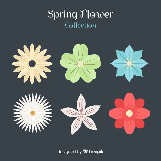 Colección flores primavera