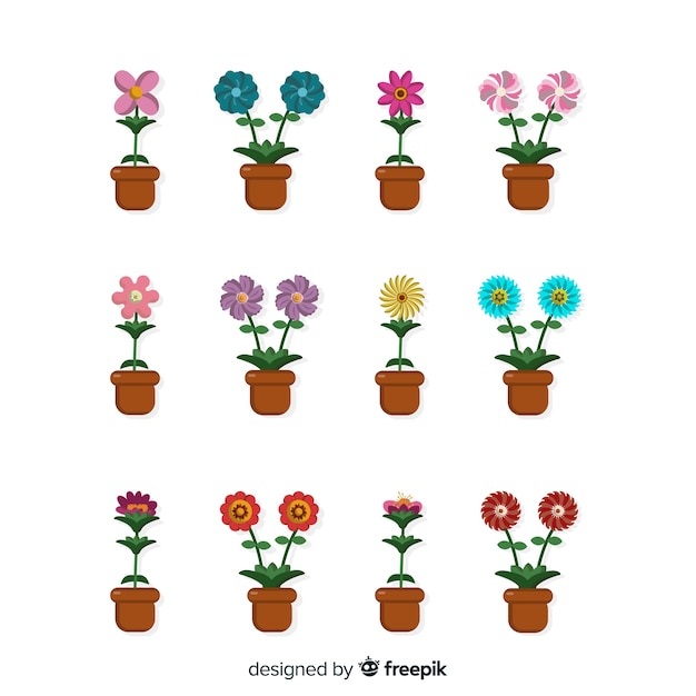 Colección de flores