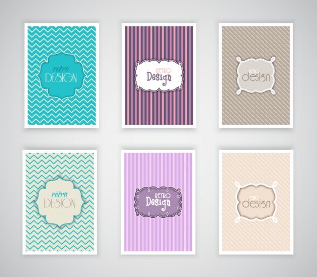 Colección de folletos vintage