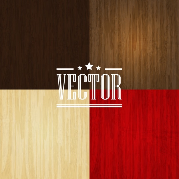 Vector gratuito colección de fondo de madera