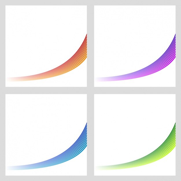 Colección de fondos abstractos
