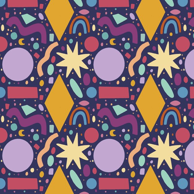 Colección de formas abstractas dibujadas a mano