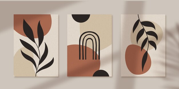 Colección de fundas minimalistas dibujadas a mano