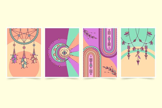 Colección de fundas planas boho