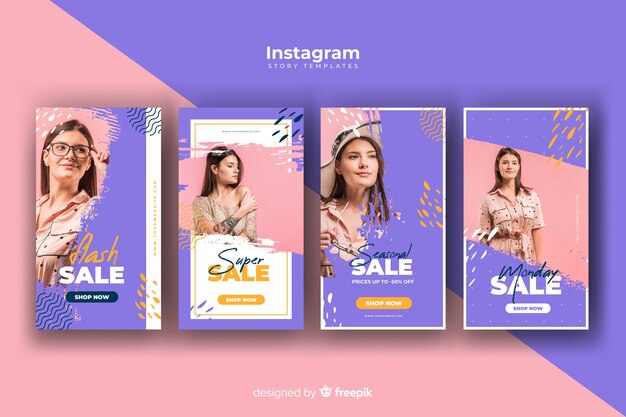 Colección de historias de ventas de Instagram