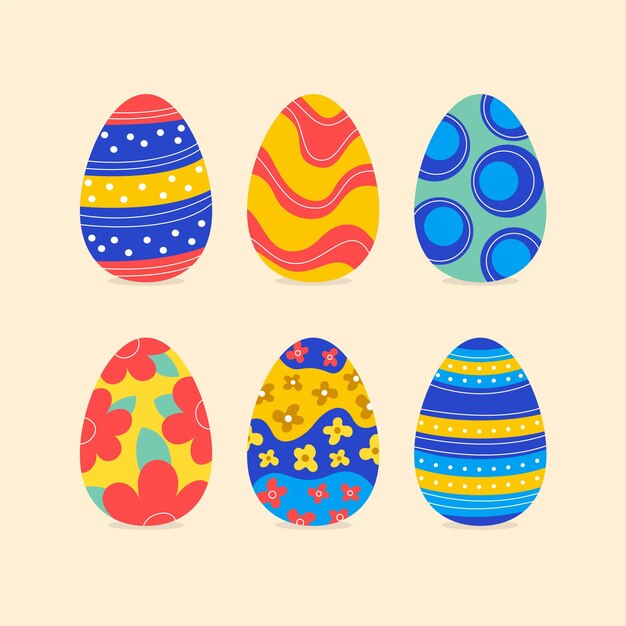 Colección de huevos de pascua