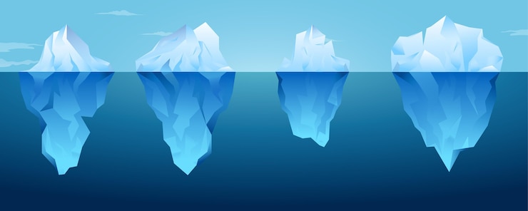 Vector gratuito colección iceberg
