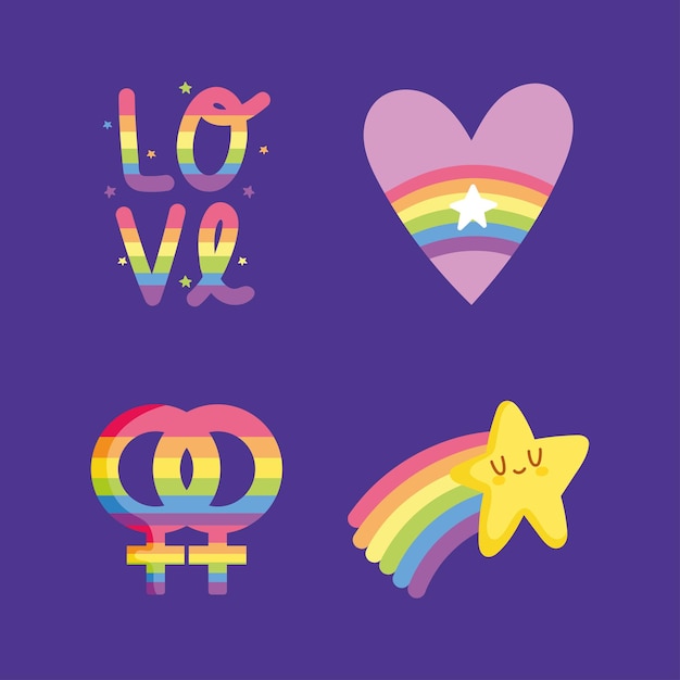 Colección de iconos LGBTQ
