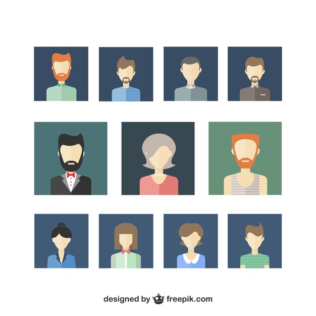 Colección de iconos de personas