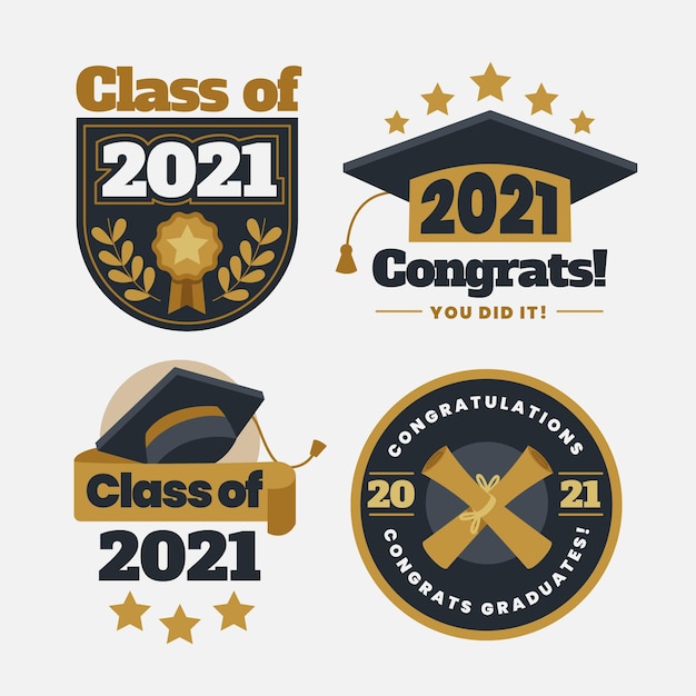 Colección de insignias de clase plana 2021