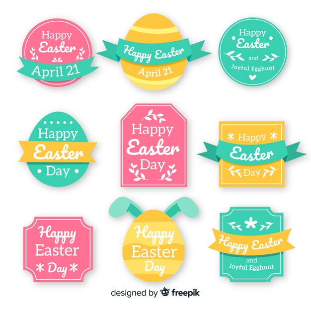 Colección de insignias del día de Pascua