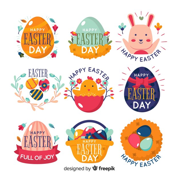Colección de insignias del día de Pascua