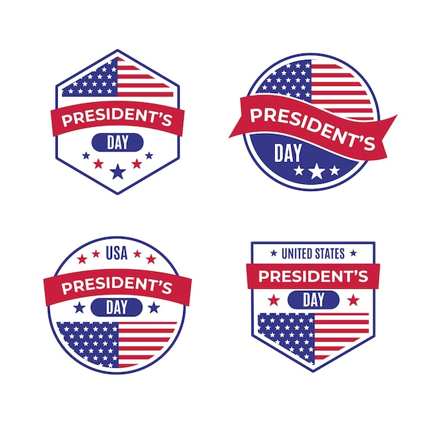 Colección de insignias del día de los presidentes