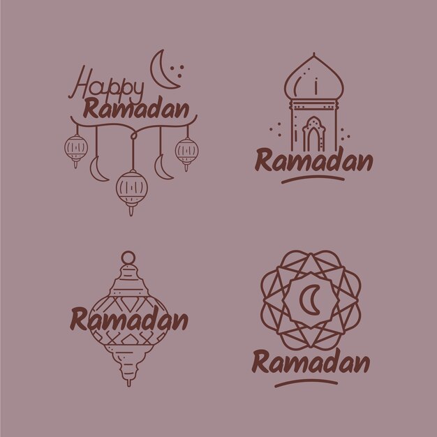Colección de insignias de Ramadán
