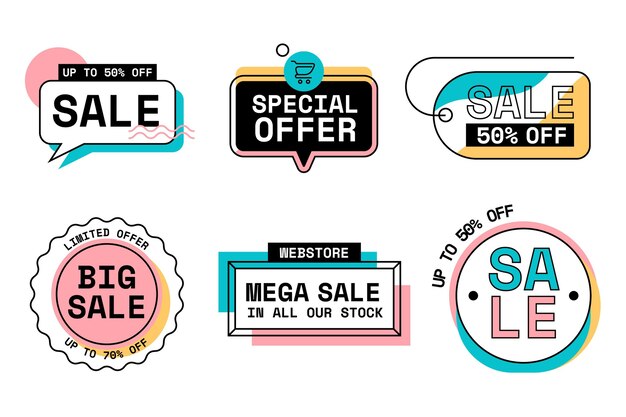 Colección de insignias de venta