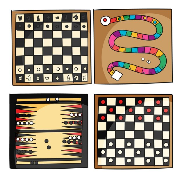 Colección de juegos de mesa