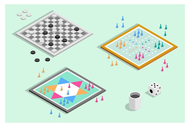 Colección de juegos de mesa