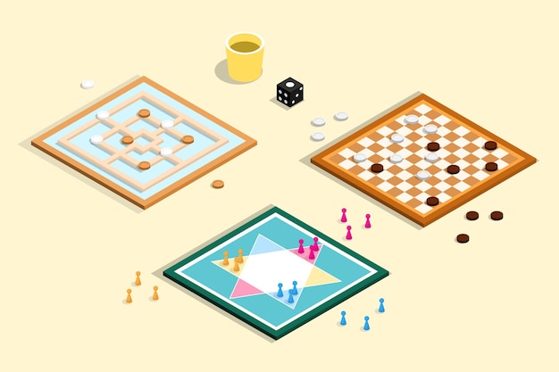 Colección de juegos de mesa