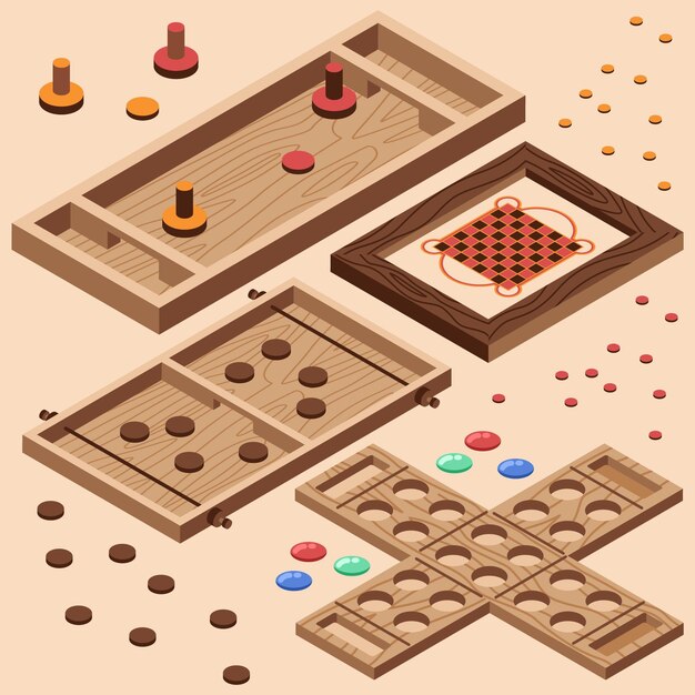 Colección de juegos de mesa