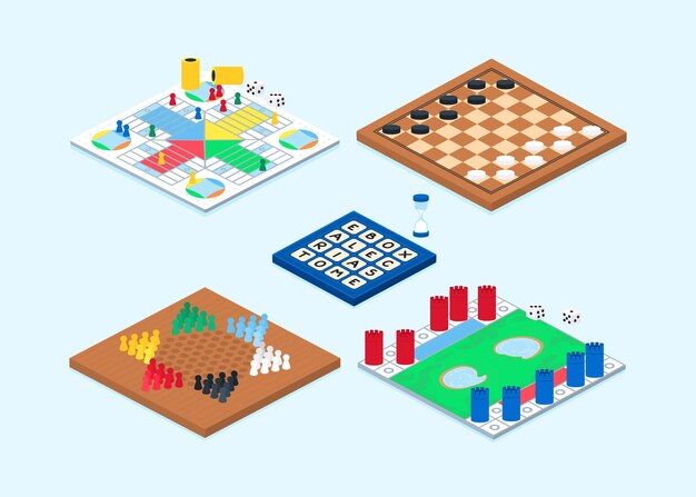 Colección de juegos de mesa