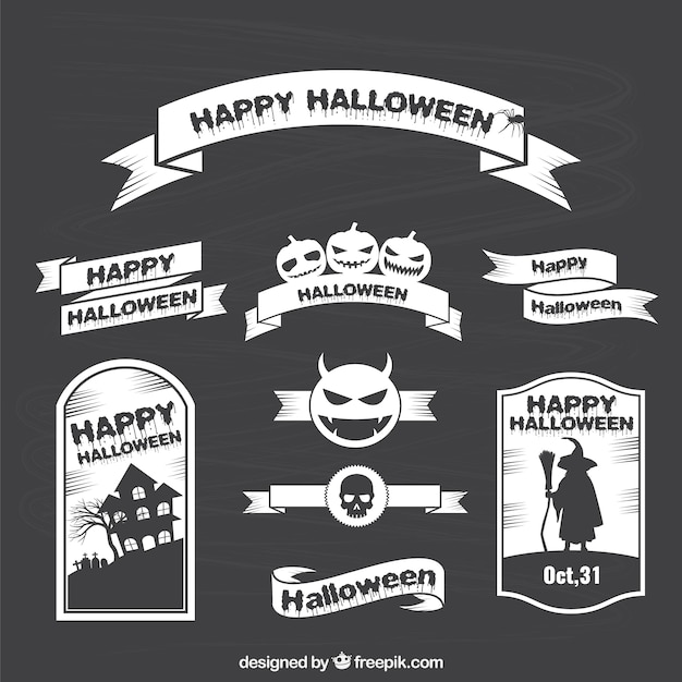 Colección de lazos de halloween