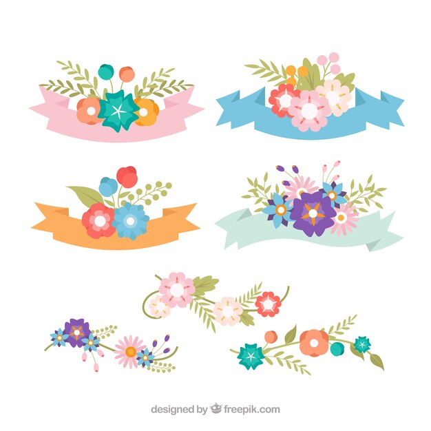 Colección de lazos de primavera