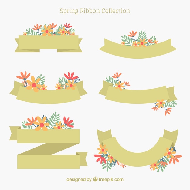 Colección de lazos de primavera