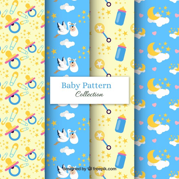 Colección de lindos patrones de bebé