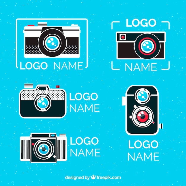 Colección de logos de cámara
