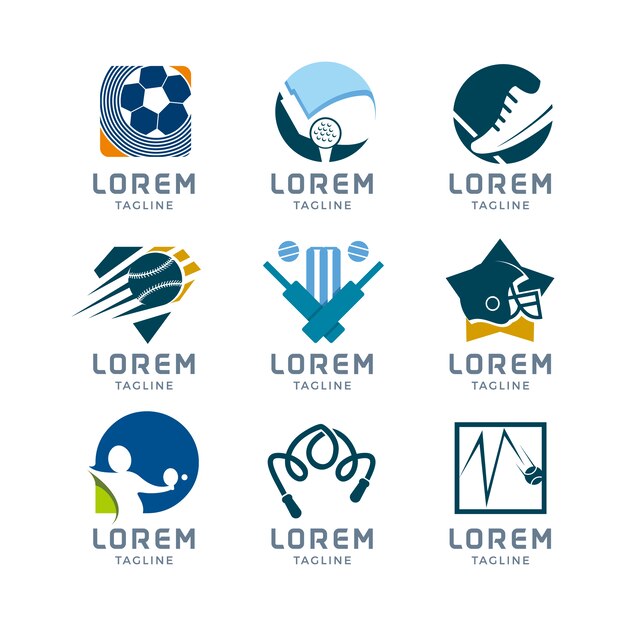 Colección logos deportivos