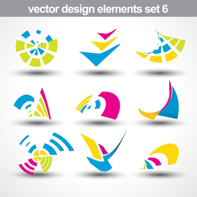 Colección de logotipos abstractos