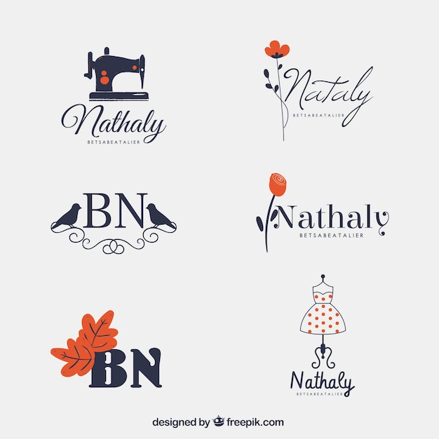 Colección de logotipos bonitos