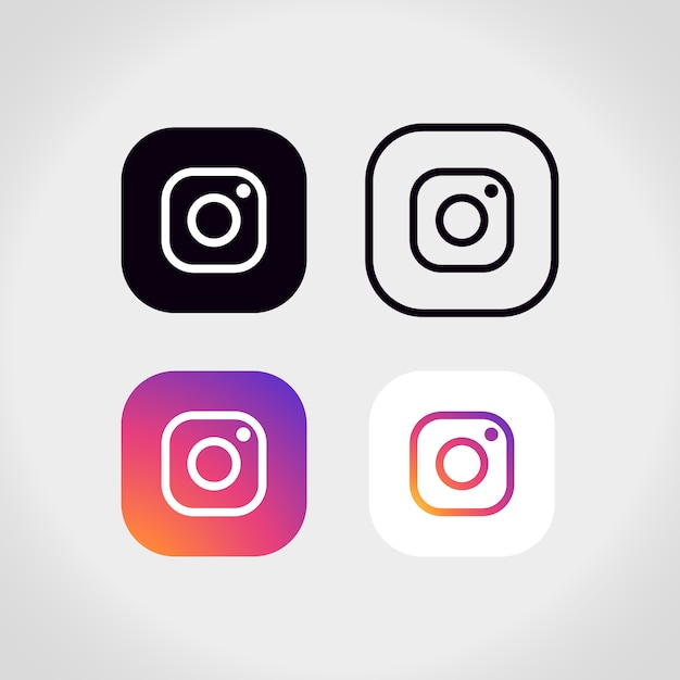 Colección de logotipos de Instagram