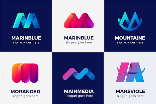 Colección de logotipos M