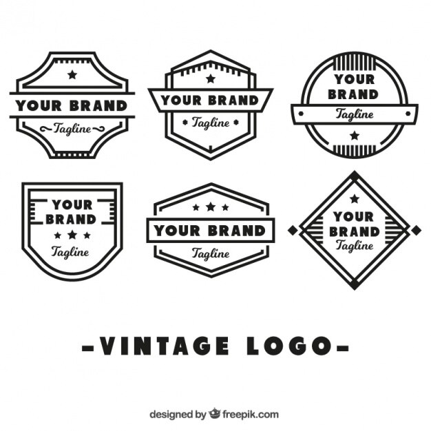 Colección de logotipos vintage