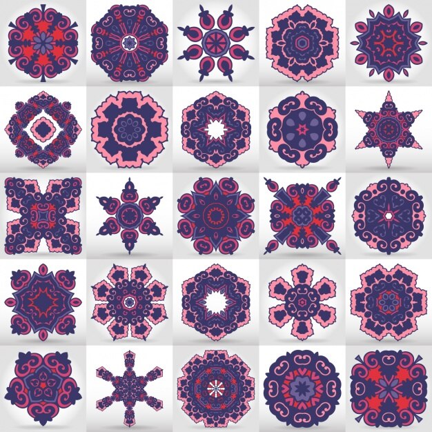 Colección de mandalas a color