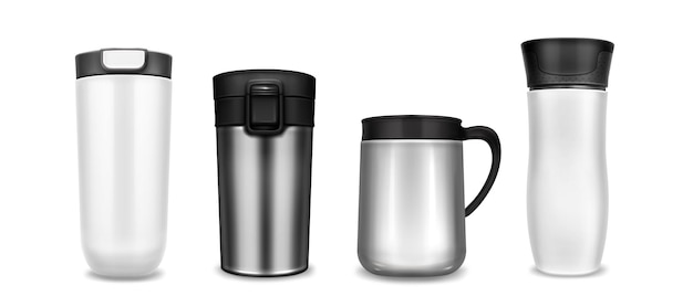Colección de maquetas de tazas de Tumbler