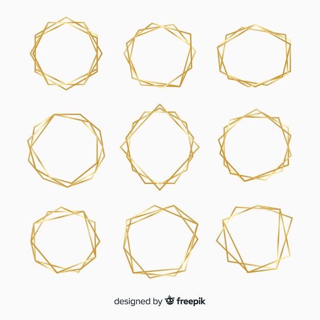 Colección marcos dorados