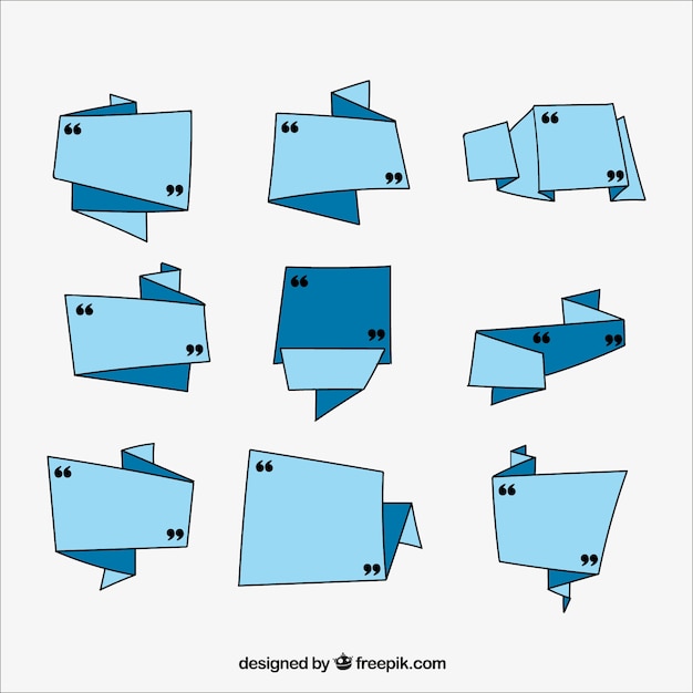 Vector gratuito colección de marcos geométricos para mensajes