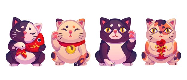 Colección de mascotas de Maneki neko