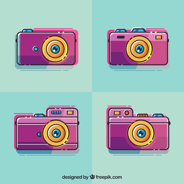 Colección moderna de cámaras