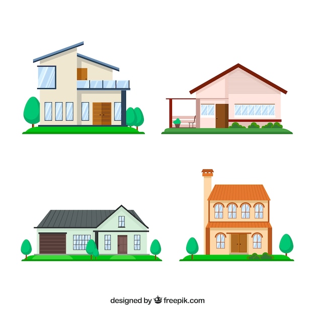 Colección moderna de casas