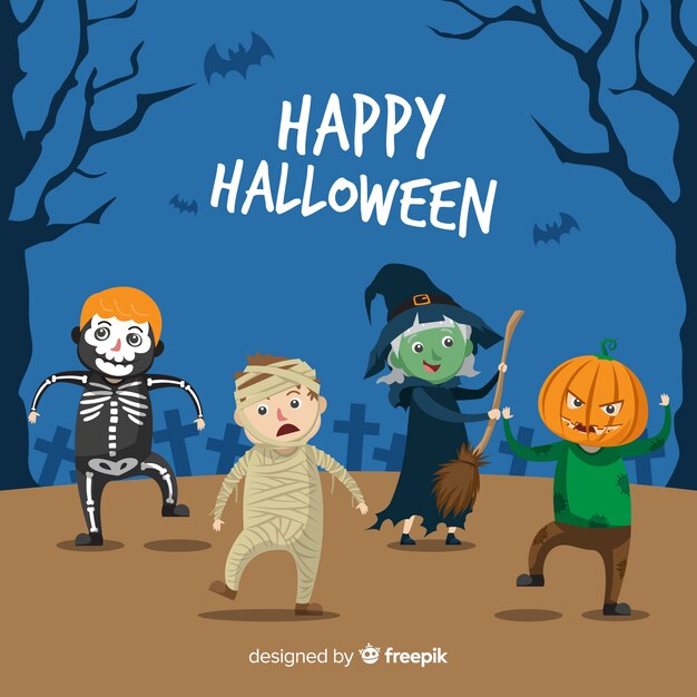 Colección de niños de halloween 