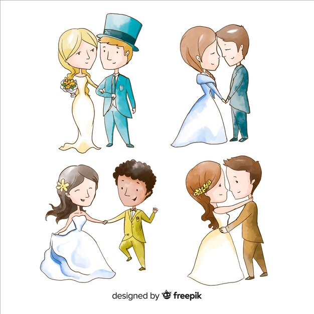 Colección de novios Watecolor