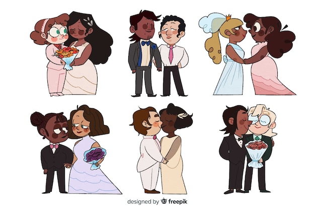 Colección de novios Watecolor