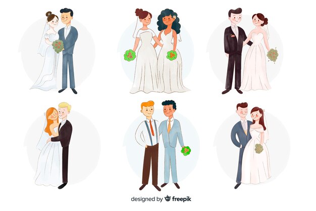 Colección de novios Watecolor