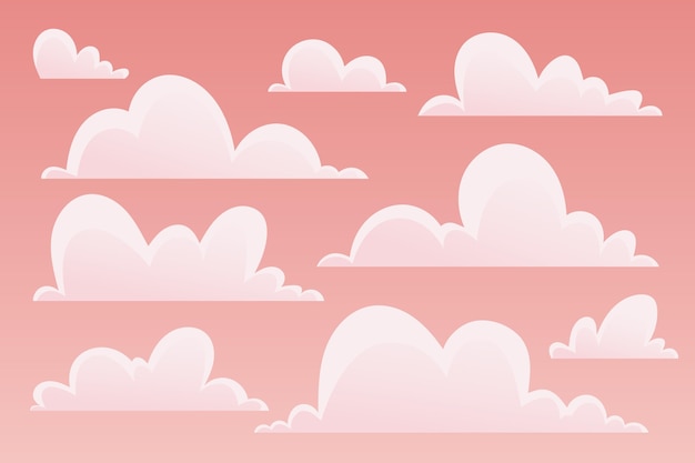 Colección nubes planas