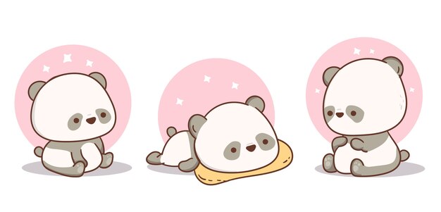 Colección objetos kawaii dibujada a mano
