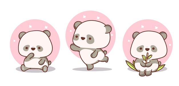 Colección objetos kawaii dibujada a mano