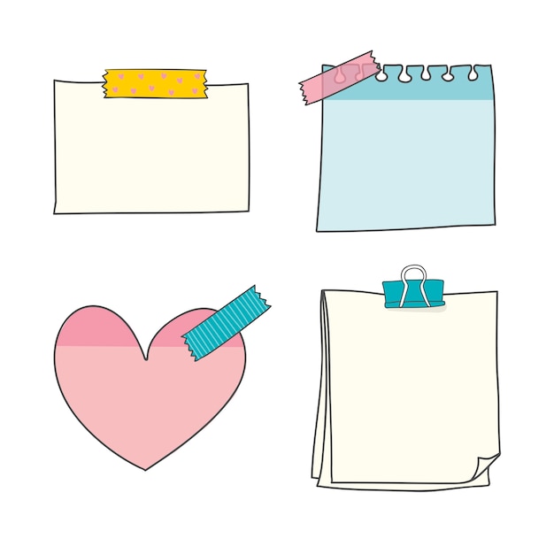 Colección de papel de colores